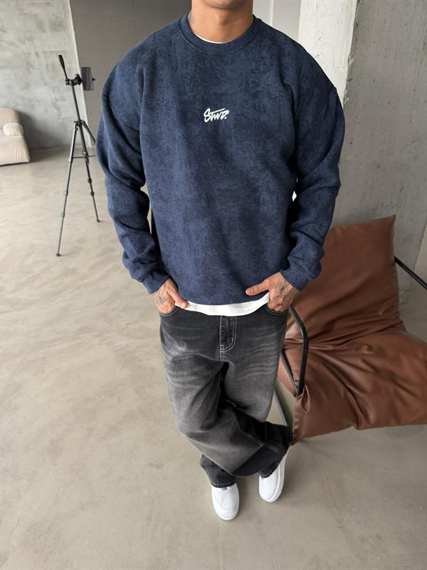 SW Preimum Acid Sweat - İndigo