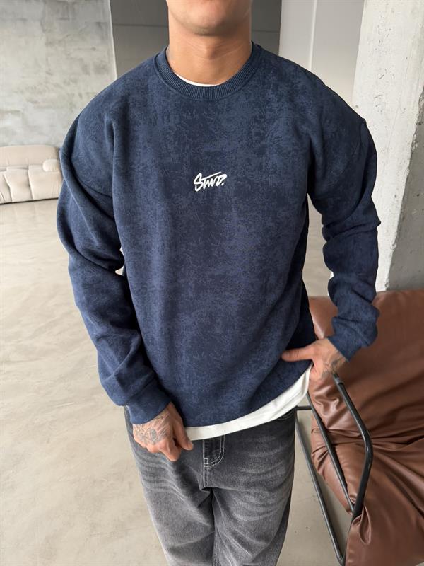 SW Preimum Acid Sweat - İndigo