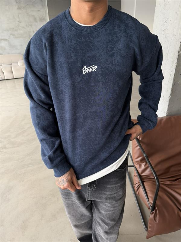 SW Preimum Acid Sweat - İndigo