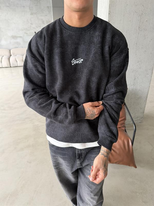 SW Preimum Acid Sweat - Siyah