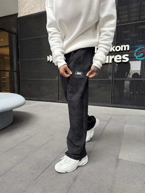 SW Premium Acid Yıkamalı Eşofman - Siyah