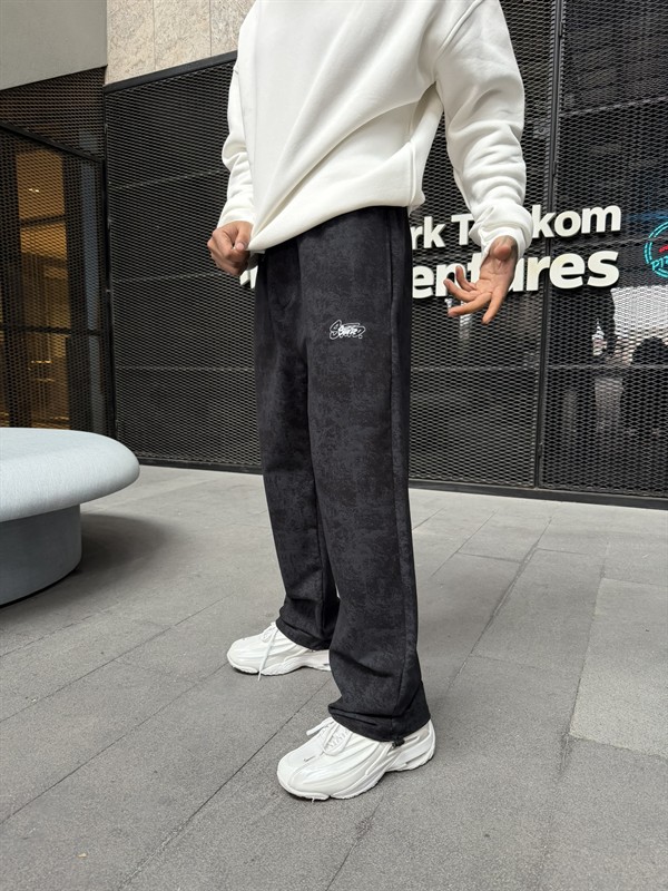 SW Premium Acid Yıkamalı Eşofman - Siyah