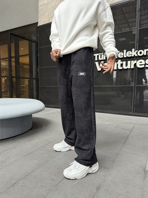 SW Premium Acid Yıkamalı Eşofman - Siyah