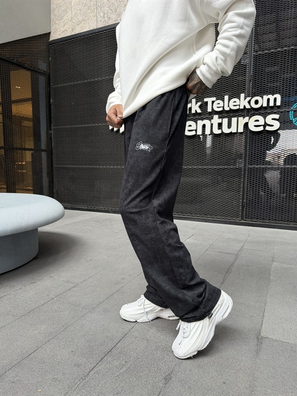 SW Premium Acid Yıkamalı Eşofman - Siyah