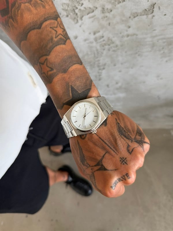 TimeLux Watch Erkek Kol Saati - Beyaz