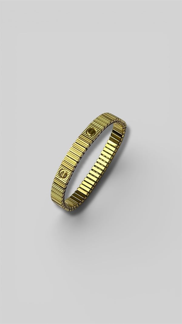 Titan Premium Erkek Bileklik - Gold