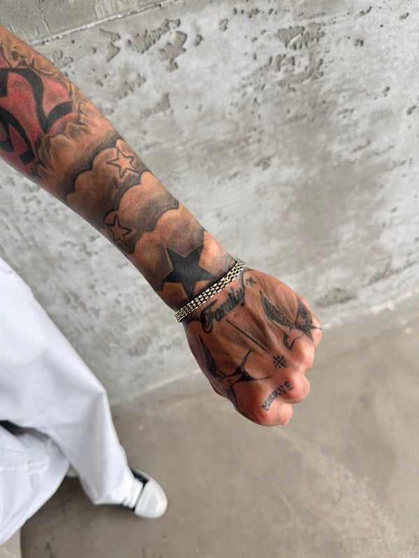 Titan Wrap Erkek Bileklik - Gold