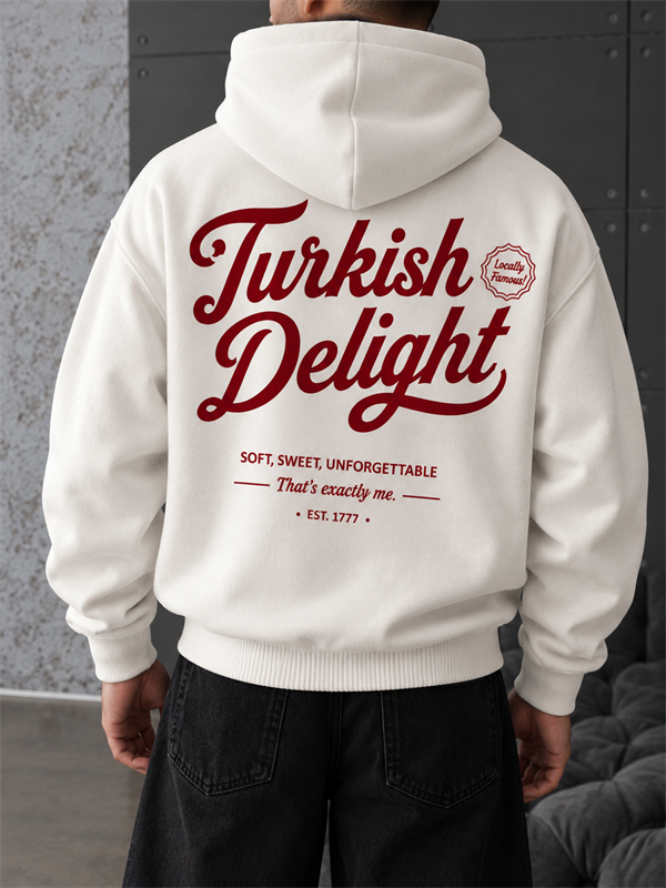 Turkish Delight Baskılı Hoddie