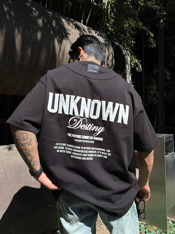 UNKOWN Destiny Oversize T-Shirt - Siyah