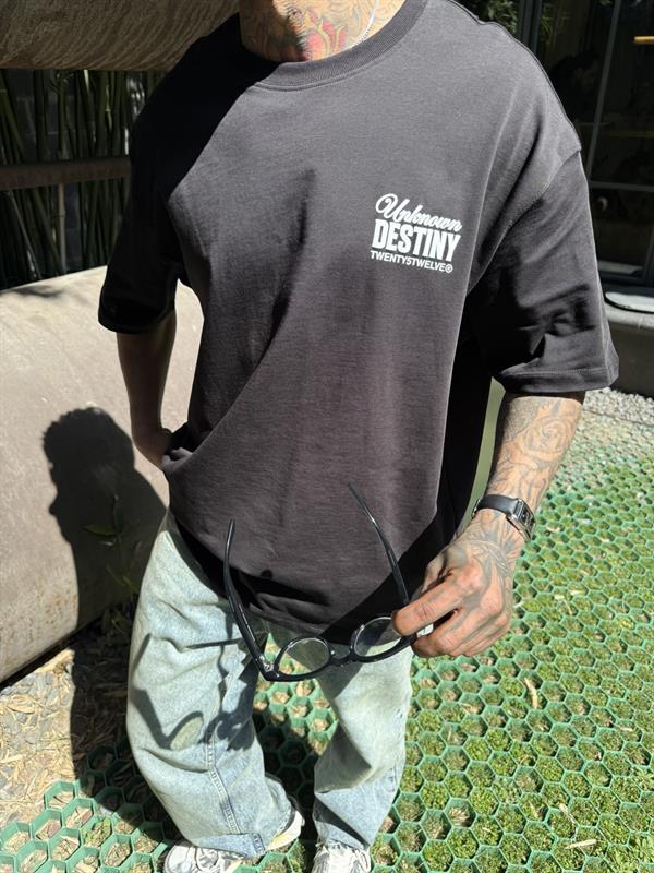 UNKOWN Destiny Oversize T-Shirt - Siyah