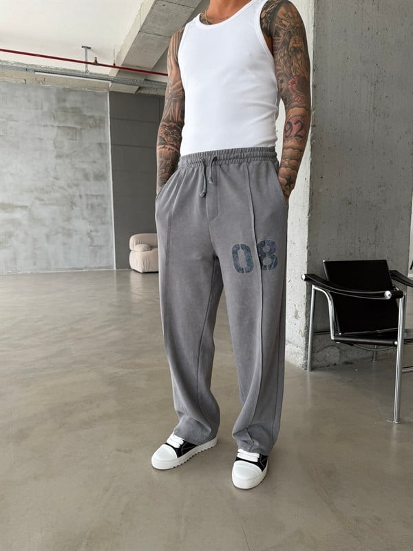 Urban Legacy 08 Premium Baggy Eşofman Altı - Füme