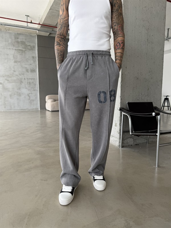 Urban Legacy 08 Premium Baggy Eşofman Altı - Füme