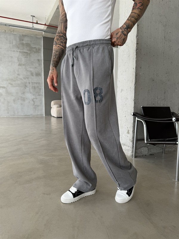 Urban Legacy 08 Premium Baggy Eşofman Altı - Füme