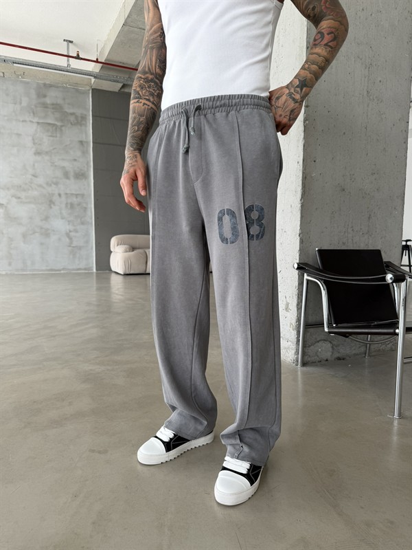 Urban Legacy 08 Premium Baggy Eşofman Altı - Füme