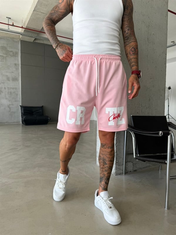 Varsity Shorts - Pembe