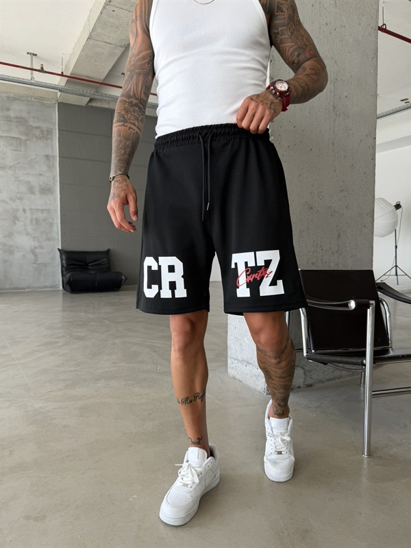 Varsity Shorts - Siyah