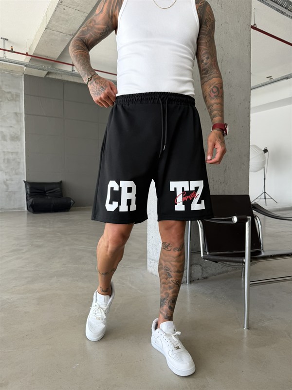 Varsity Shorts - Siyah