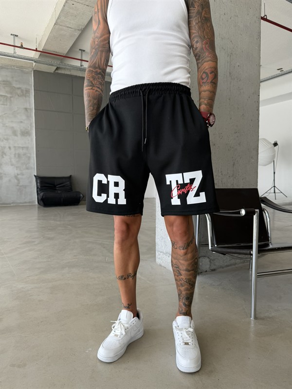 Varsity Shorts - Siyah