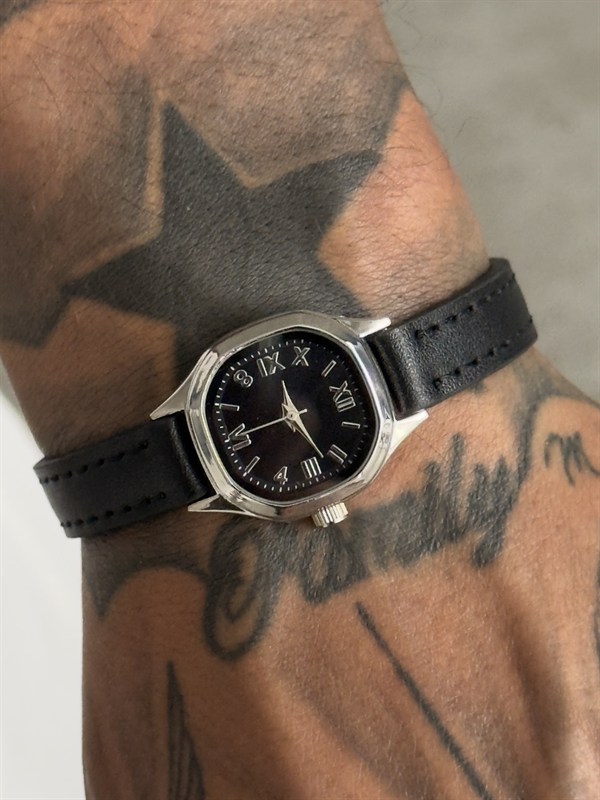 Vintage Chrono Atelier Erkek Saat - Siyah