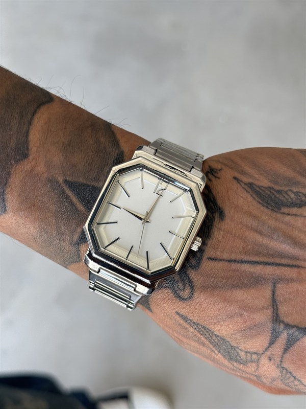 Vintage Watch Saat - Beyaz