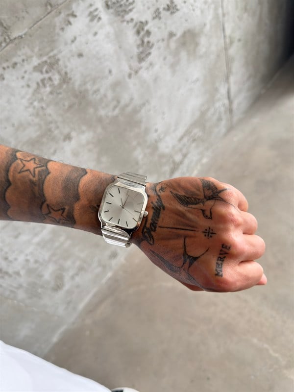 VVortex Watch Edition Premium Erkek Saat - Gümüş