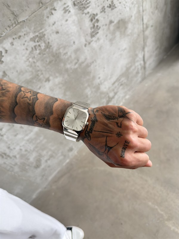 VVortex Watch Edition Premium Erkek Saat - Gümüş