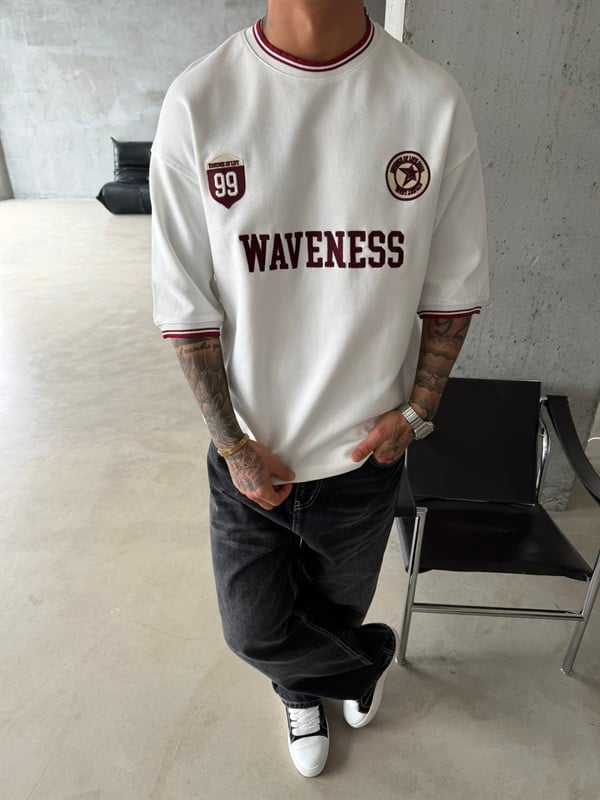 Waveness 99 Prime Basic T-Shirt - Beyaz