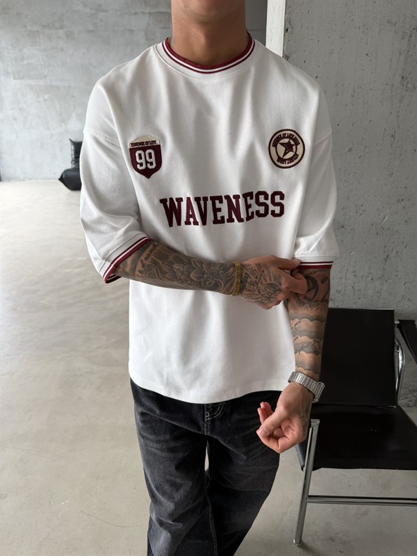 Waveness 99 Prime Basic T-Shirt - Beyaz