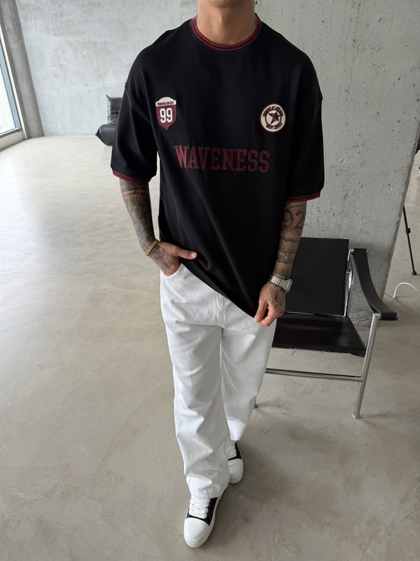 Waveness 99 Prime Basic T-Shirt - Siyah