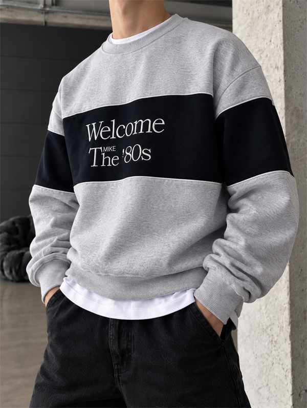 Welcome The 80s Sweat - Gri