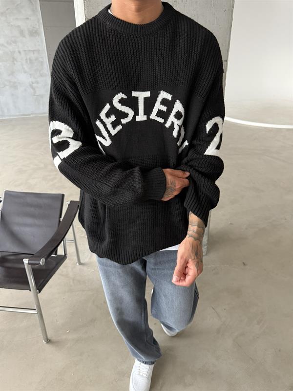 Western 23 Triko Kazak - Siyah