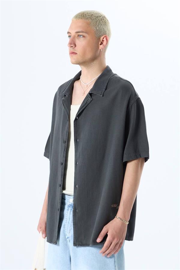 Wild Fleurs Tasarım Gömlek - Antrasit