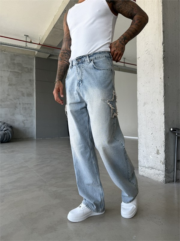 Yıldız Nakış İşleme Premium Baggy Pantolon
