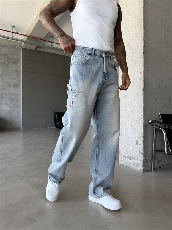 Yıldız Nakış İşleme Premium Baggy Pantolon