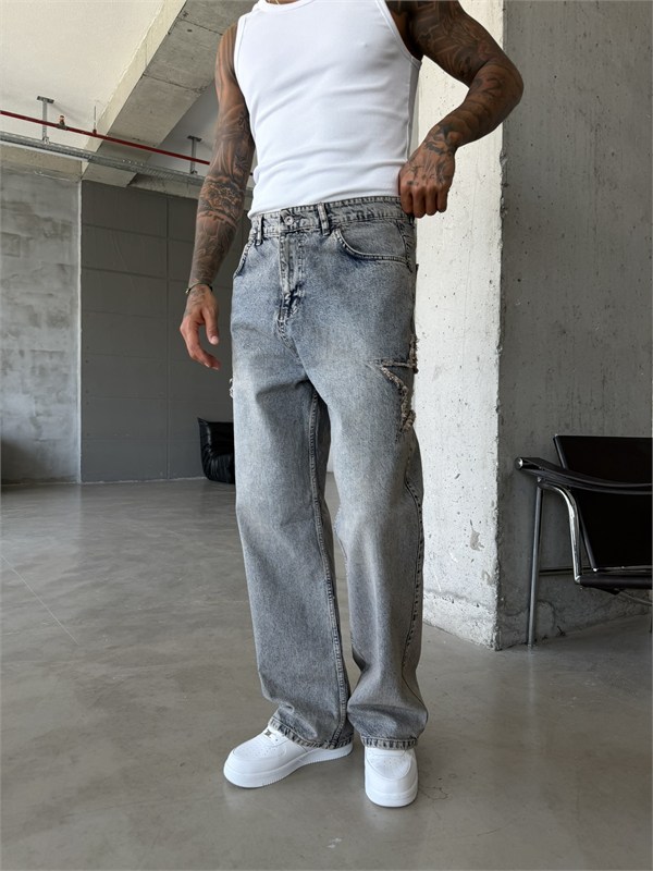 Yıldız Nakış İşleme Premium Baggy Pantolon