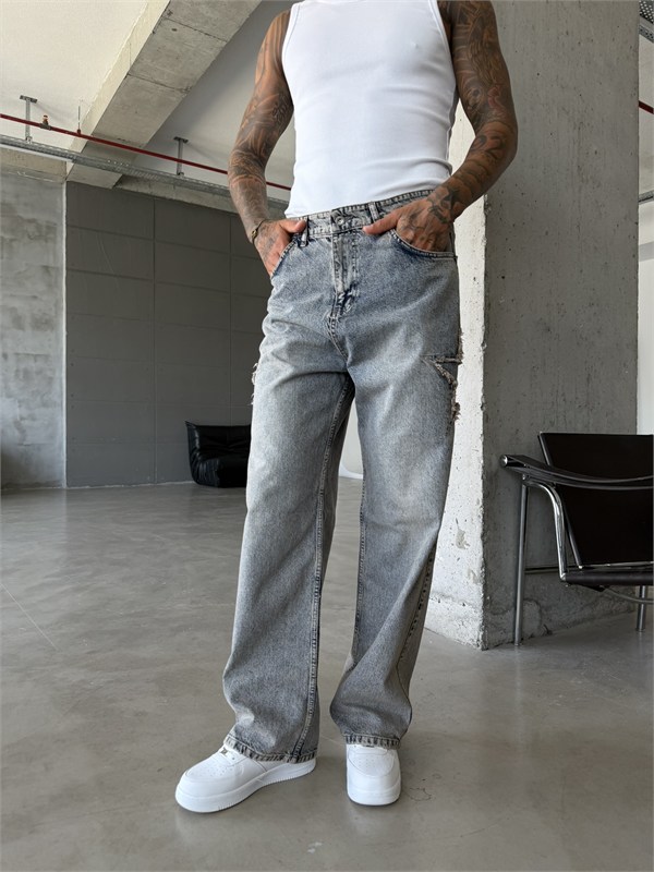 Yıldız Nakış İşleme Premium Baggy Pantolon