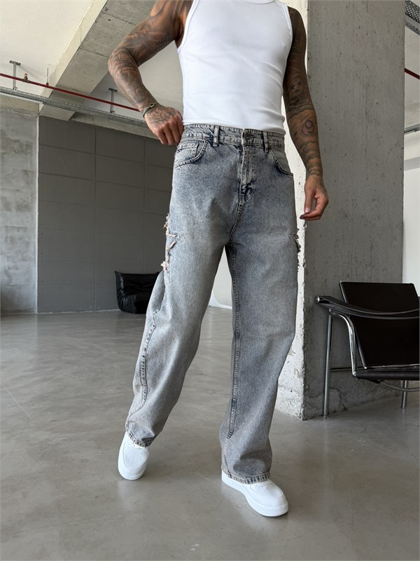 Yıldız Nakış İşleme Premium Baggy Pantolon