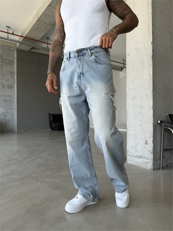Yıldız Nakış İşleme Premium Baggy Pantolon