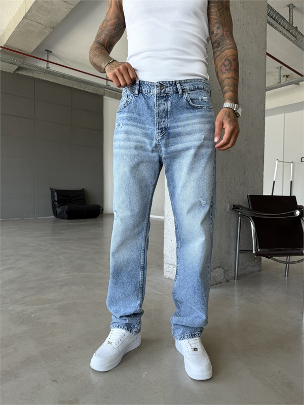 Yırtık Detaylı Premium Baggy Pantolon 
