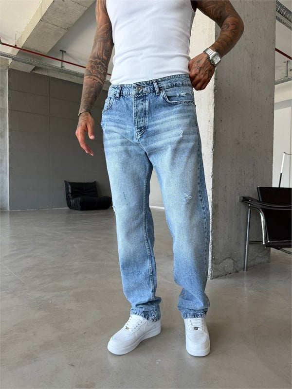 Yırtık Detaylı Premium Baggy Pantolon 