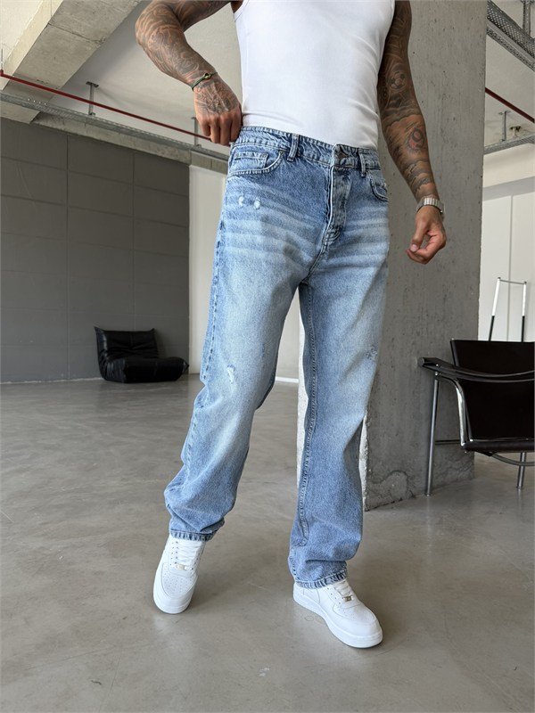 Yırtık Detaylı Premium Baggy Pantolon 