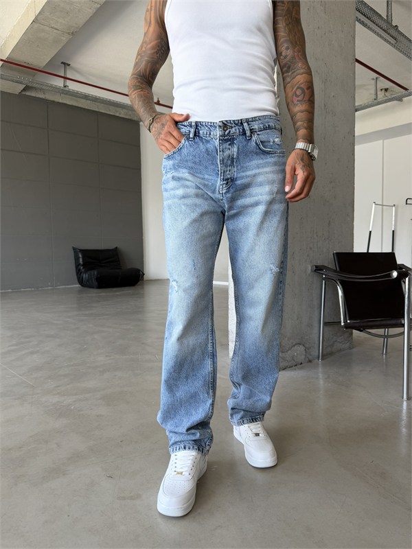 Yırtık Detaylı Premium Baggy Pantolon 