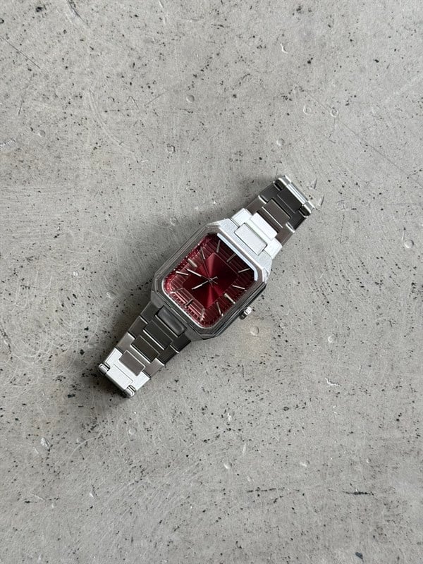 Zenith Line Premium Erkek Saat - Bordo