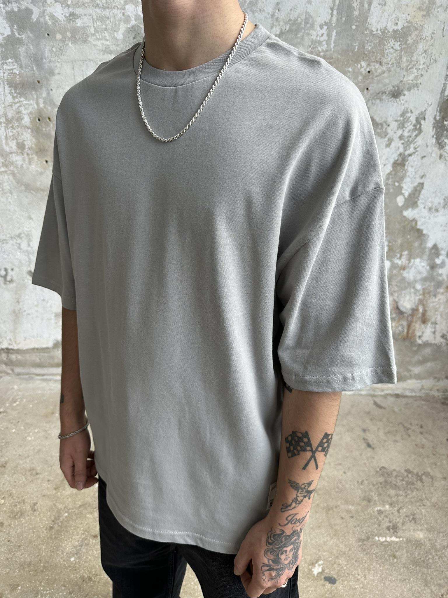 Love That Oversize T-Shirt  Ice Grey · 2
