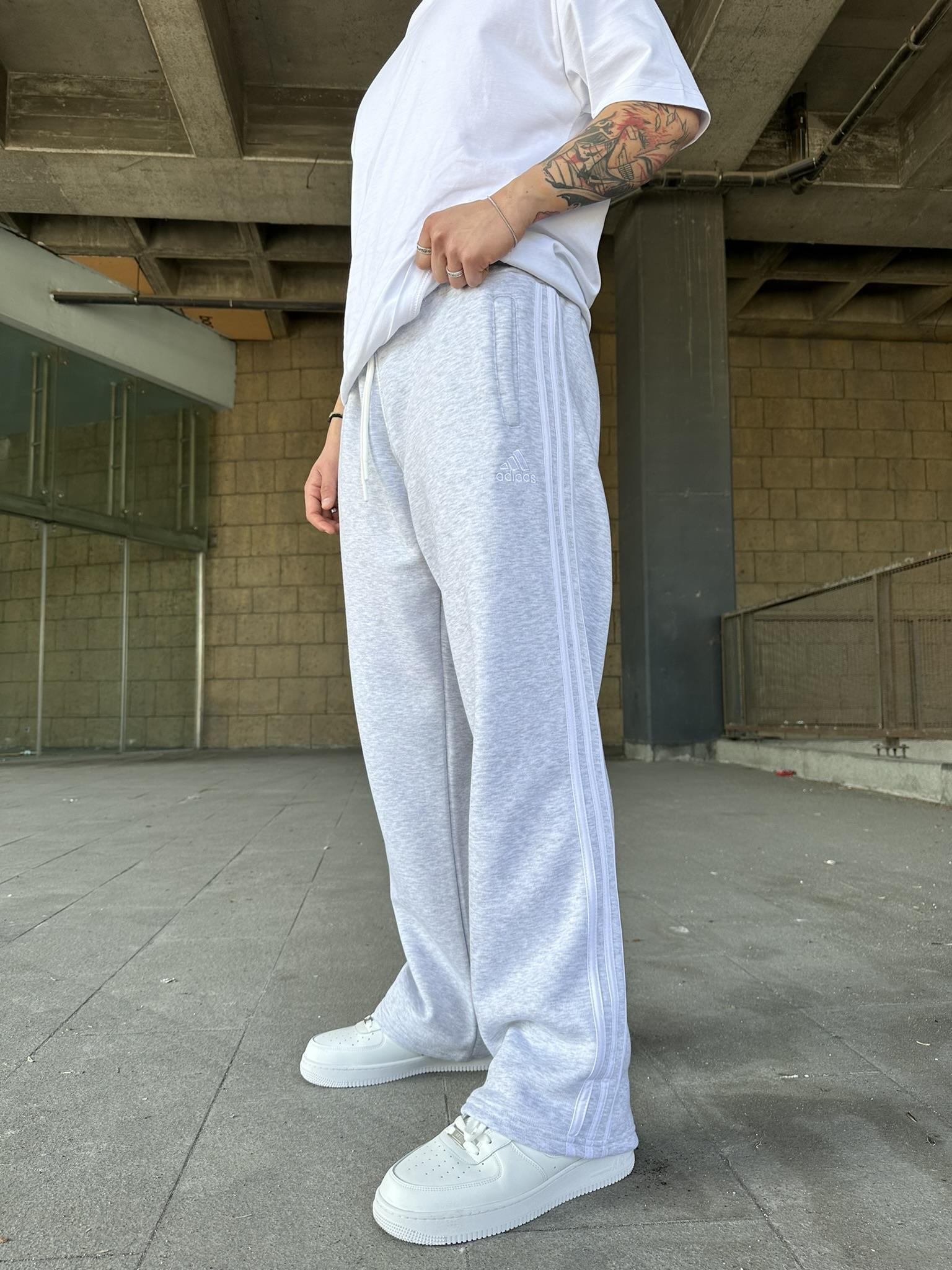 Üç Şeritli Baggy Eşofman Altı -Karmenaj