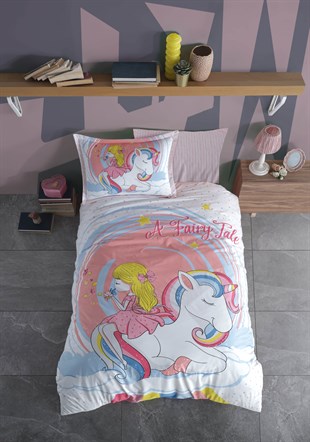 Tek Kişilik Nevresim Takımı Ranforce Unicorn