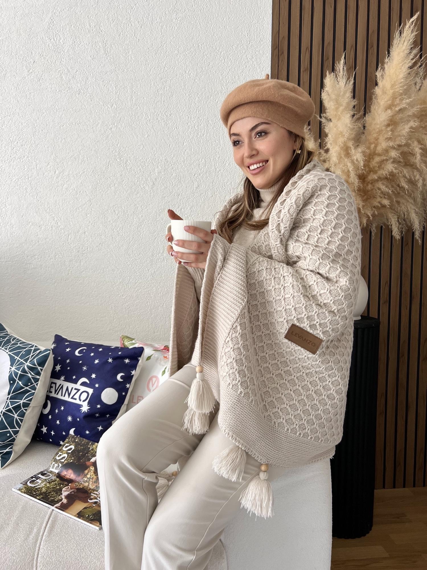 ÖRGÜ ŞAL 130X170 DOLCE TAŞ