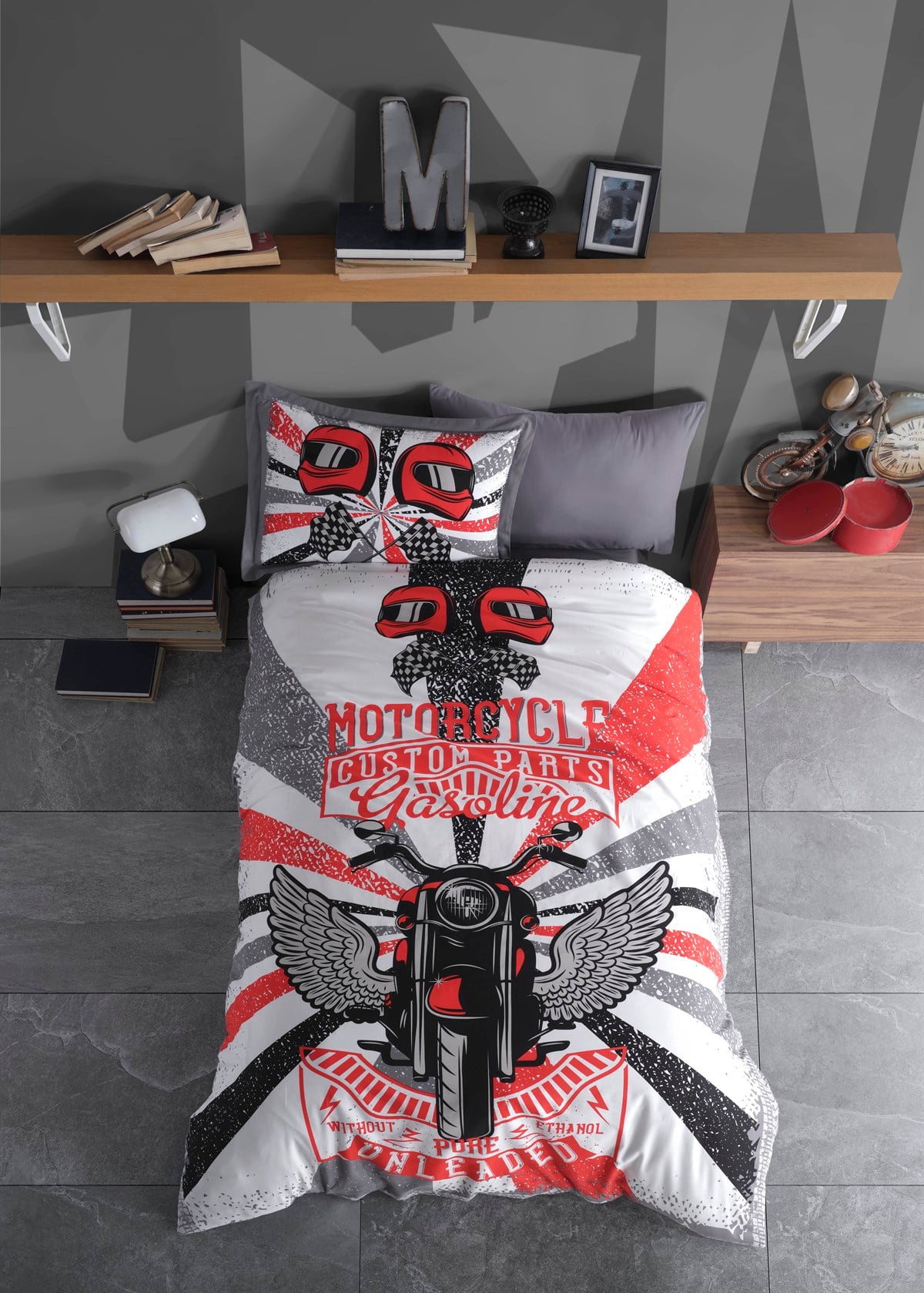 Tek Kişilik Nevresim Takımı Ranforce Choppers