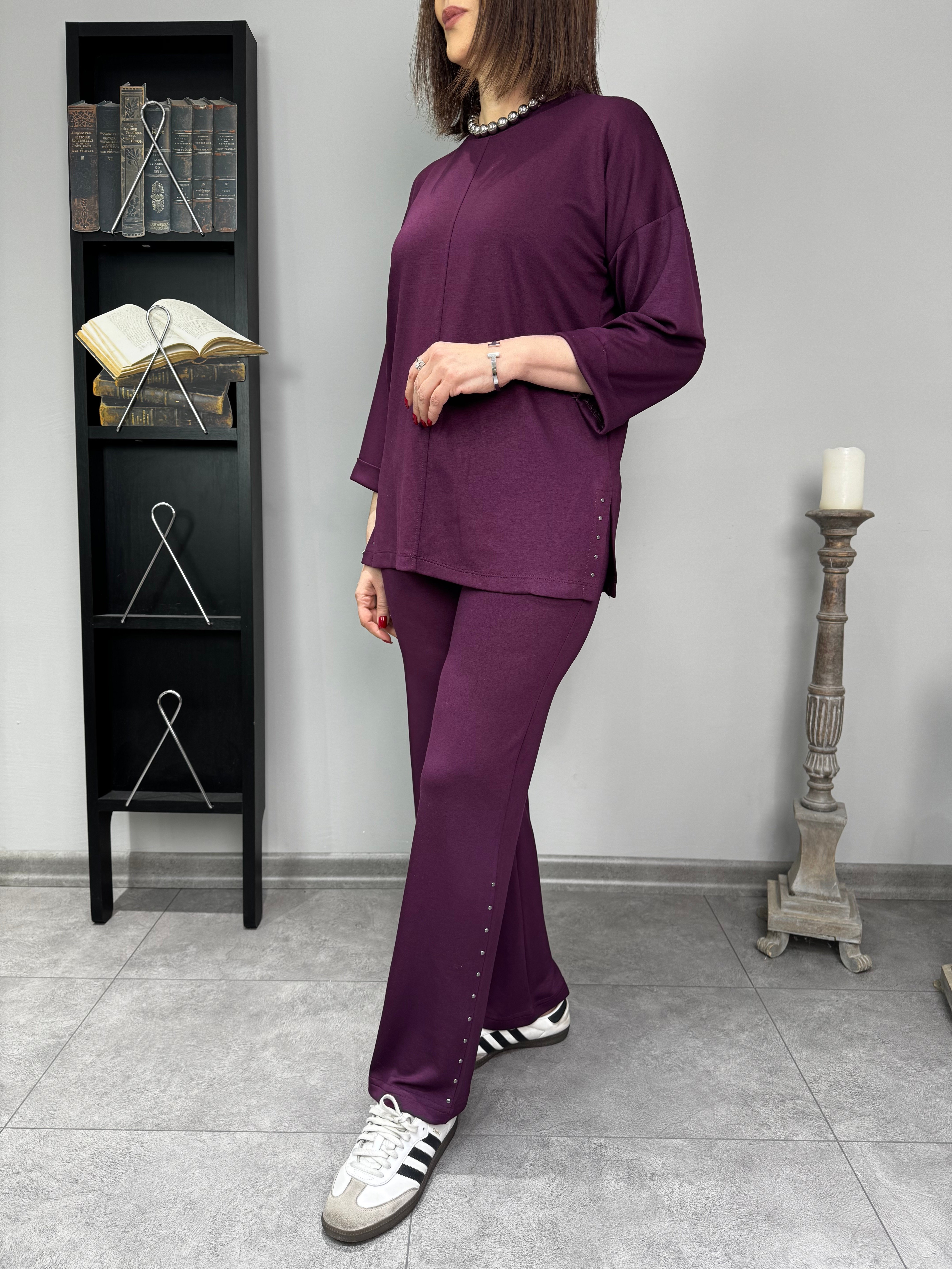 Trok Baskılı Modal Takım 3226