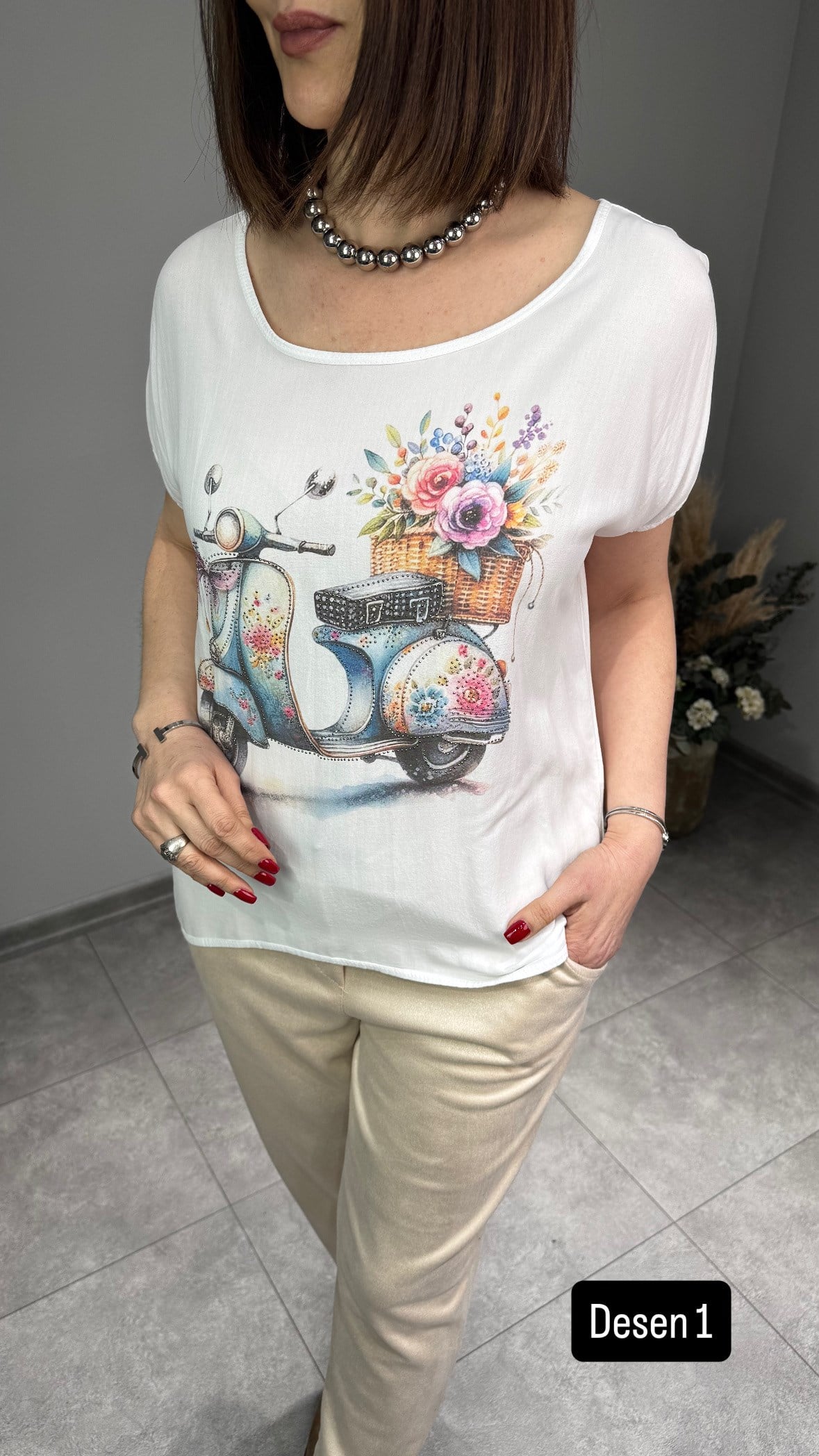 Baskılı İthal Tshirt 1105